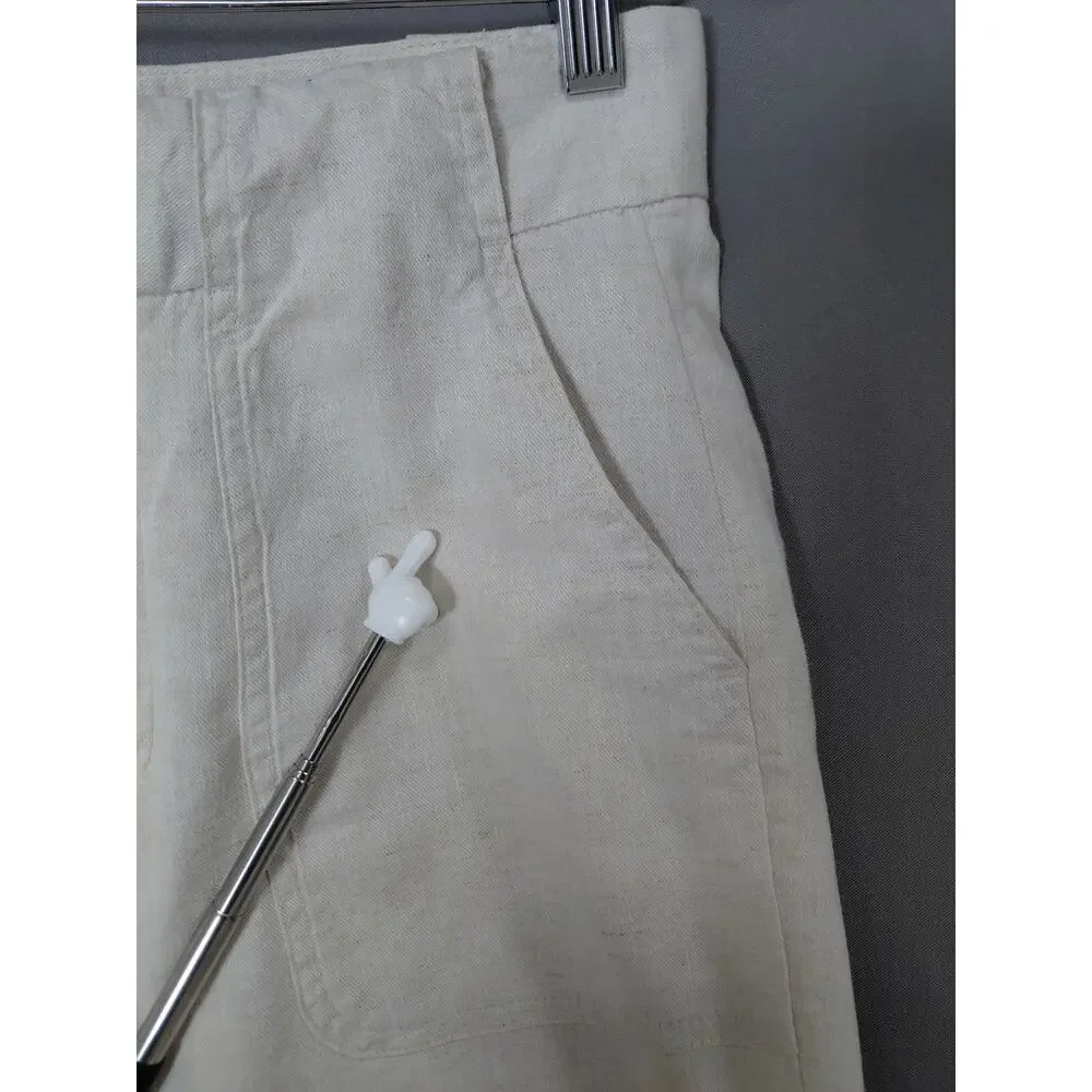 BANANA REPUBLIC Linen Beige Lightweight Pants Women Size 2